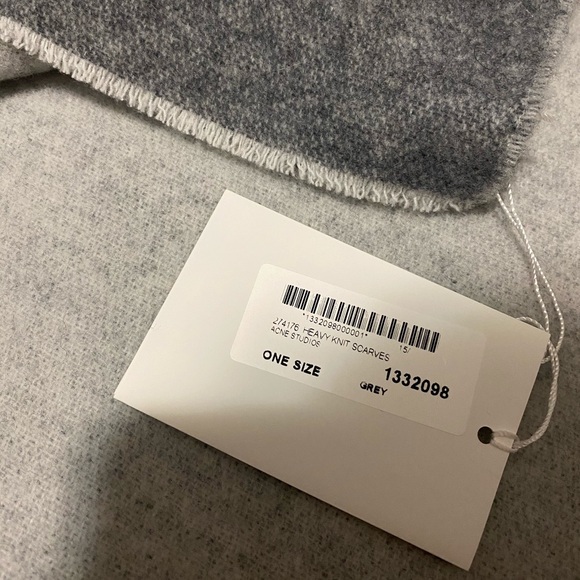 ACNE STUDIOS Toronto Logo Wool-Blend Scarf - Picture 5 of 6